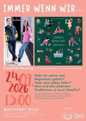 Cover "Immer wenn wir...": Teresa Mossbauer/Léon Schellhaas, Achse Verlag
