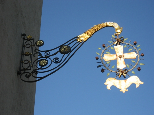 Wirtshausschild in Hall