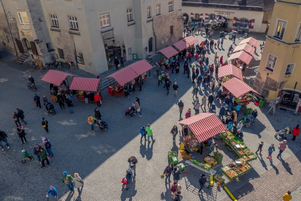 Haller Bauernmarkt: Verlegung auf den Unteren Stadtplatz wegen der Veranstaltung Freudenfeuer