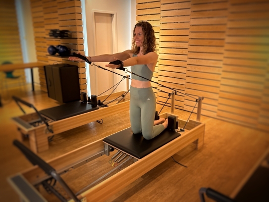 Reformer Pilates Übung