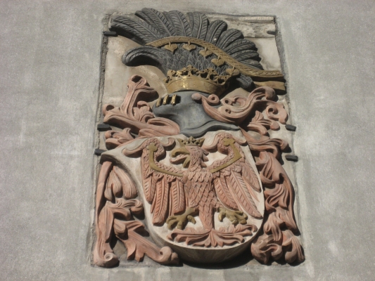 Tiroler Adler am Haller Rathaus