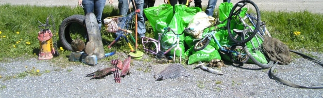 Ergebnis der Reinigungsaktion aus dem Jahr 2011