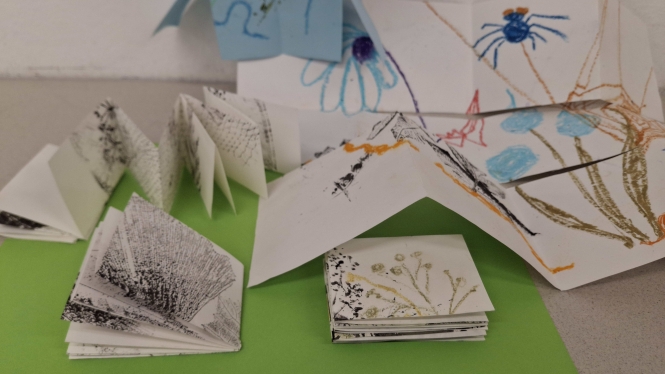 Yukumay Druck-Workshop für Kinder (Foto: Atelier für Druckgrafik)