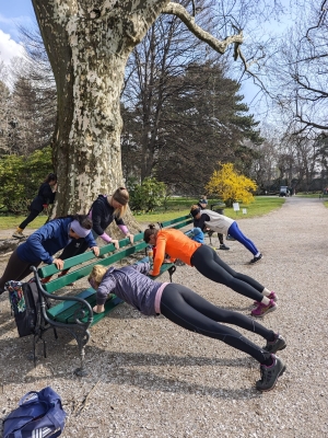 fitmom im Park