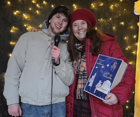 Christina Anna Kasseroler (Erzählerin und Geschichte), Samuel Plieger (Beatboxer)