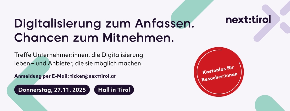 Anmeldung next:tirol