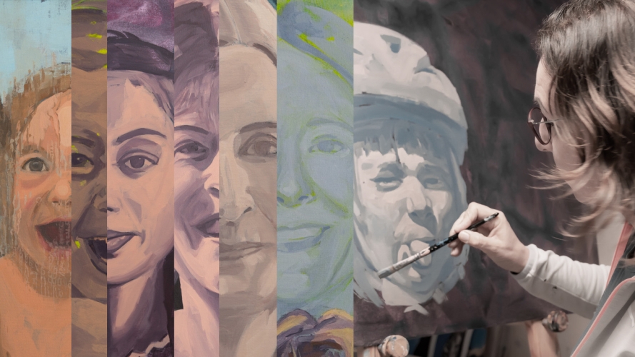 Starke Frauen, stolze Berge: Veronika Kolp stellt in Mils aus