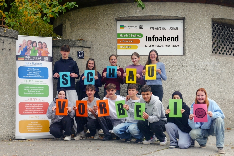 INFORMATIONSABEND an der HAK und HAS HALL in TIROL